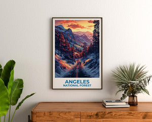 Angeles National Forest Poster - Southern California Wall Art