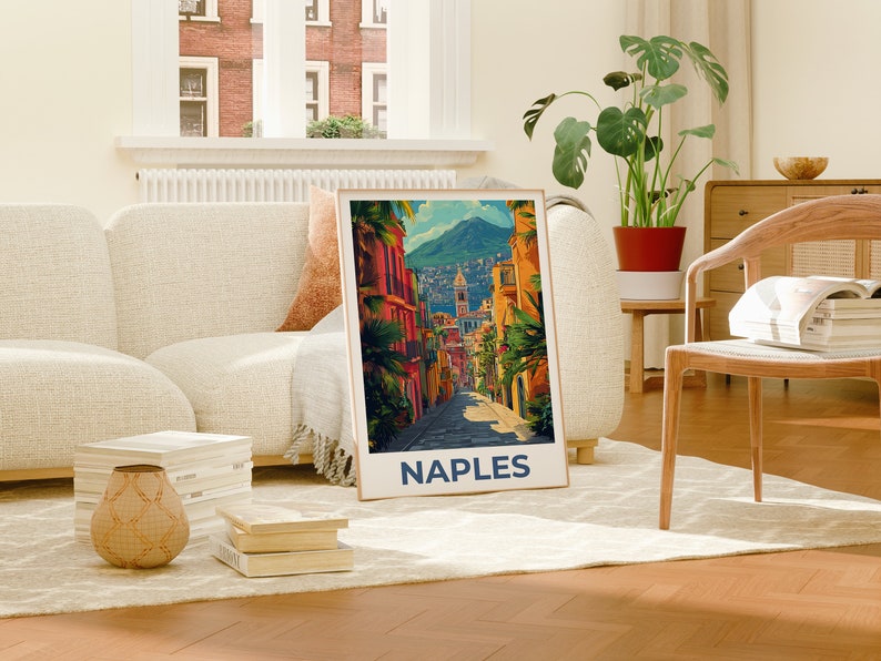 Naples Poster, Naples Print, Italy Poster, Italy Print, Naples Travel Poster, Italy Art, Naples Art