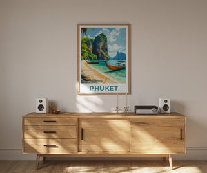 Affiche de Phuket, Impression de Phuket, Affiche de Thaïlande, Impression de Thaïlande, Affiche de voyage de Phuket, Art de Thaïlande, Art de Phuket
