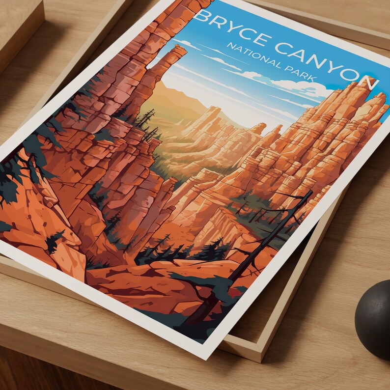 Bryce Canyon National Park Poster - Utah Desert Print