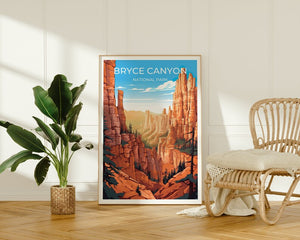 Bryce Canyon National Park Poster - Utah Desert Print