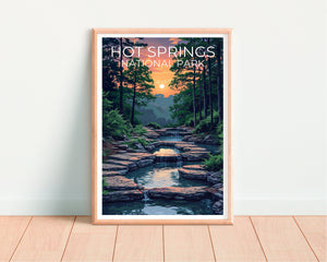 Hot Springs Reiseposter, Arkansas Wandkunst, Arkansas Druck, Hot Springs Poster, Arkansas Poster, Hot Springs Druck, Hot Springs Kunst