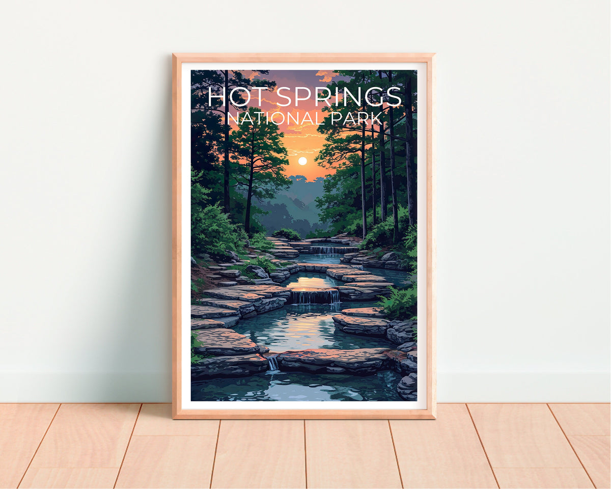 Hot Springs Reiseposter, Arkansas Wandkunst, Arkansas Druck, Hot Springs Poster, Arkansas Poster, Hot Springs Druck, Hot Springs Kunst