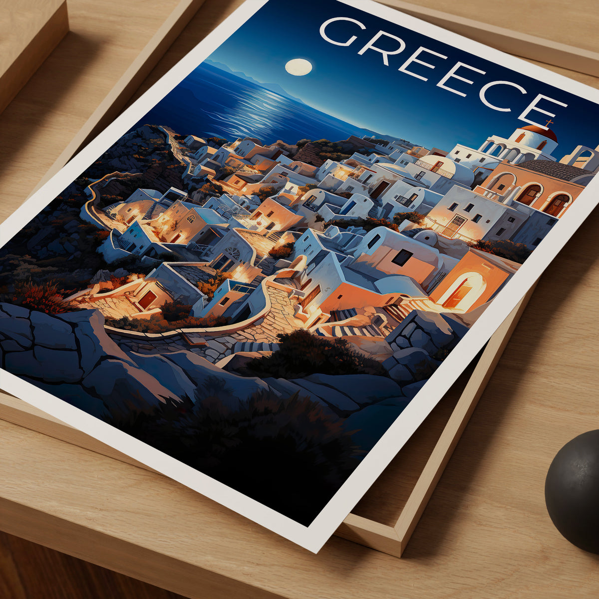 Affiche de voyage sur la Grèce, Art mural sur la Grèce, Impression sur la Grèce, Affiche sur la Grèce, Impression sur les îles grecques, Art sur la Grèce