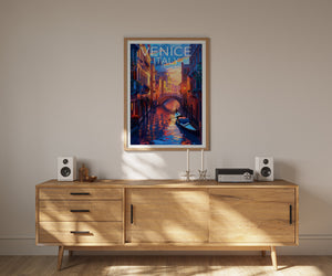 Venedig Poster, Venedig Druck, Italien Poster, Italien Druck, Venedig Gondel Reise Poster, Italien Kunst, Venedig Kunst