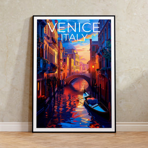 Venedig Poster, Venedig Druck, Italien Poster, Italien Druck, Venedig Gondel Reise Poster, Italien Kunst, Venedig Kunst