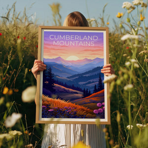 Cumberland Mountains Poster, Cumberland Mountains Druck, Virginia Poster, Kentucky Druck, Cumberland Reise Poster, Berg Poster