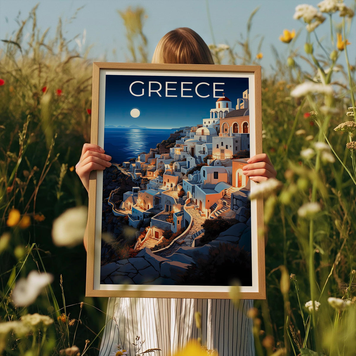 Affiche de voyage sur la Grèce, Art mural sur la Grèce, Impression sur la Grèce, Affiche sur la Grèce, Impression sur les îles grecques, Art sur la Grèce