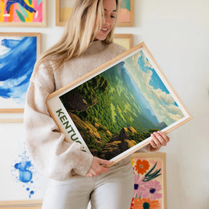 Kentucky Cumberland Poster — Green Valley Overlook Print
