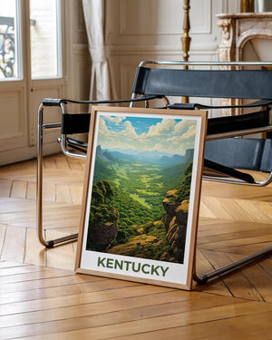 Kentucky Cumberland Poster — Green Valley Overlook Print