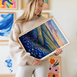 The Palouse Poster — Wildflower Hills Sunset Print