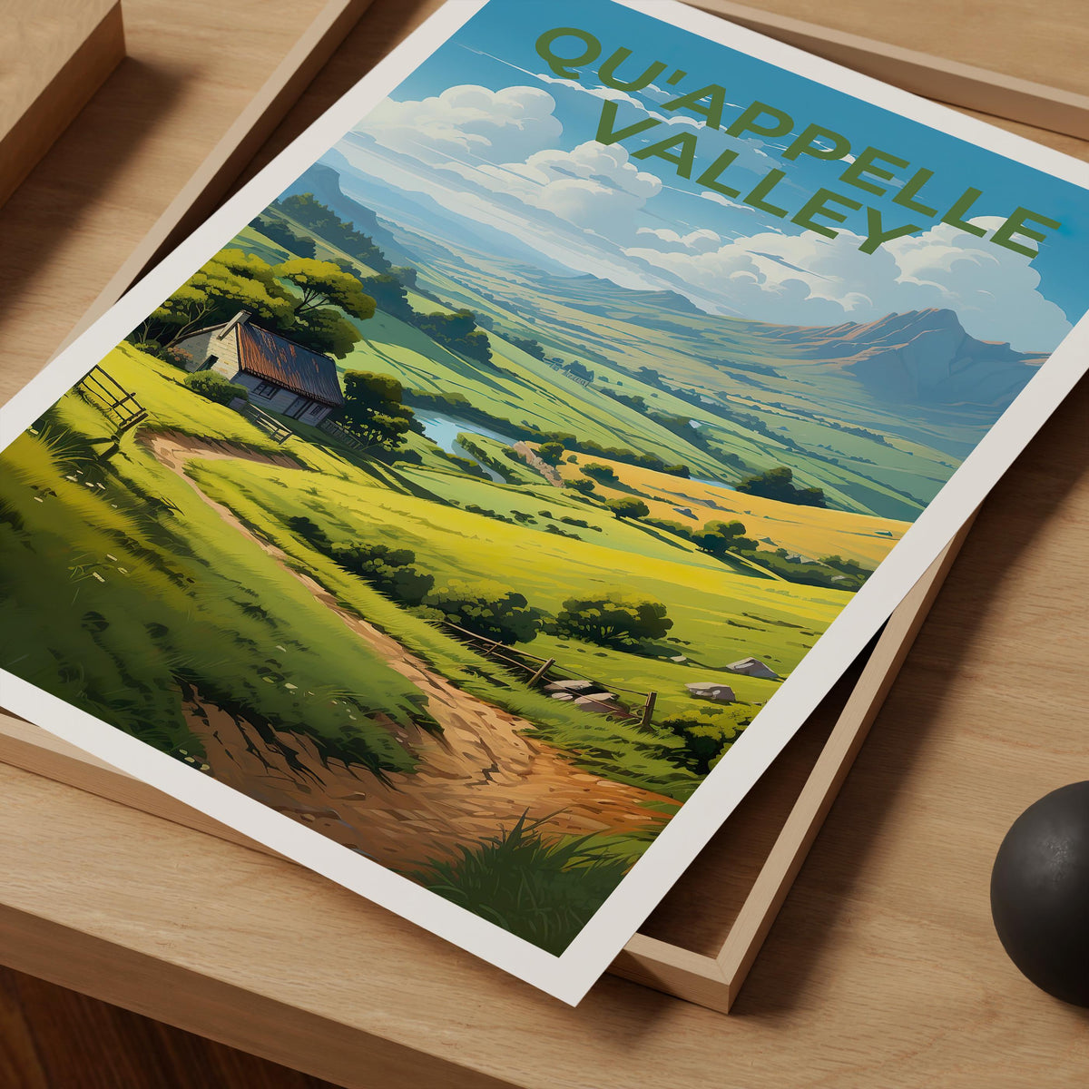 Qu'Appelle Valley Saskatchewan Print — Rolling Hills Art