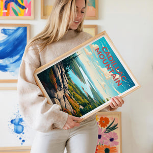 Cadillac Mountain Poster – Acadia Summit Vista Print