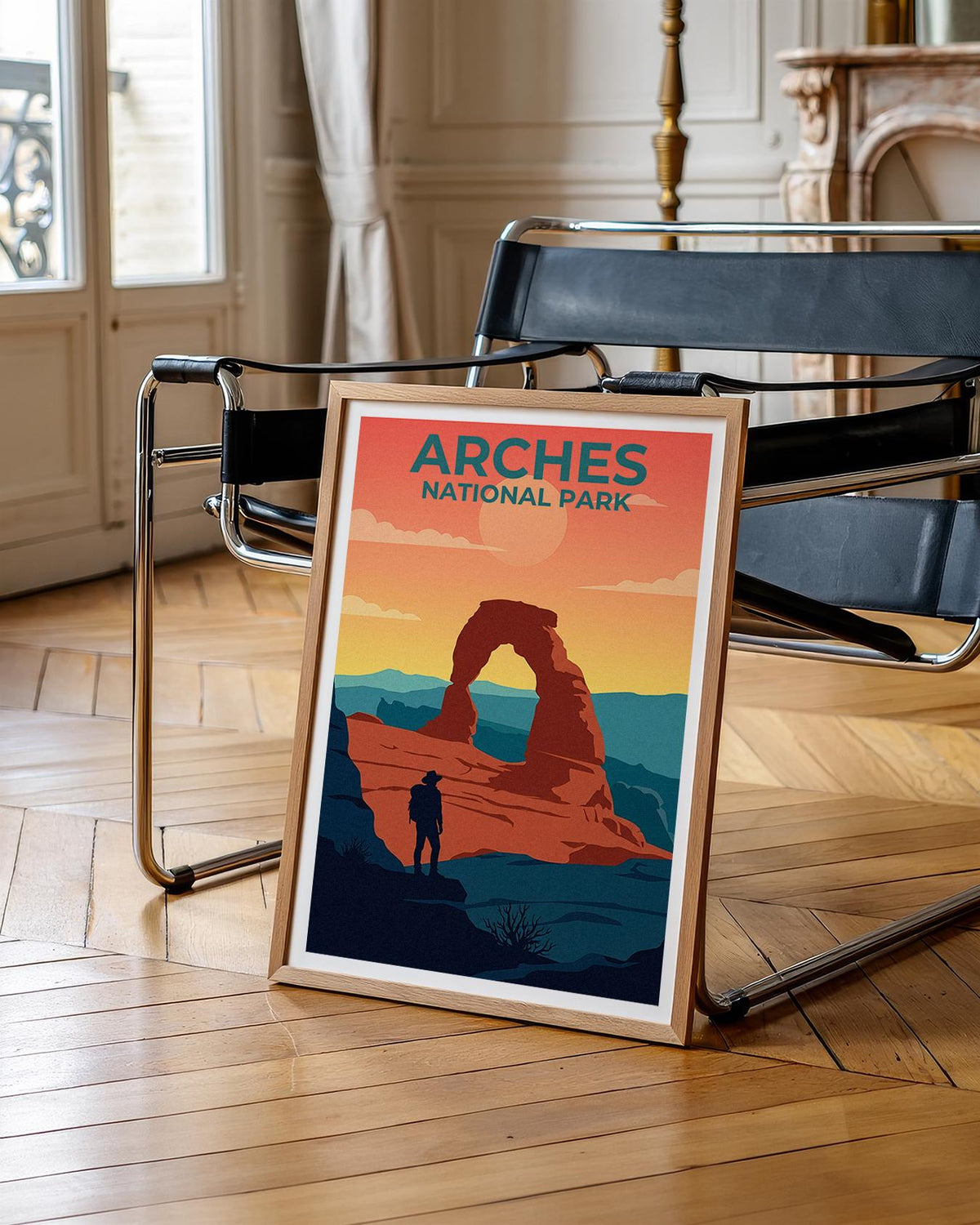 Arches National Park Poster: Delicate Arch Sunset