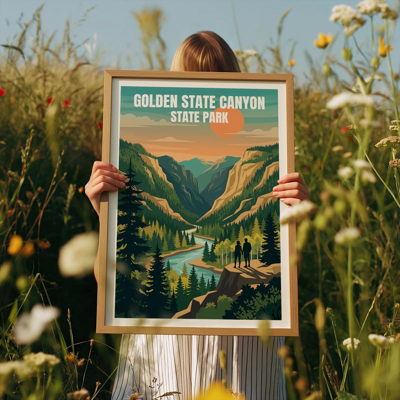 Golden Gate Canyon Poster - Colorado River Valley Sunset