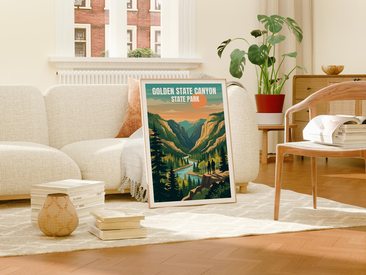 Golden Gate Canyon Poster - Colorado River Valley Sunset