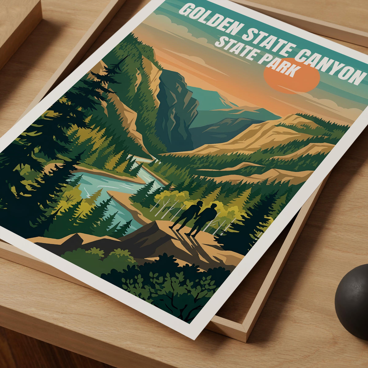 Golden Gate Canyon Poster - Colorado River Valley Sunset