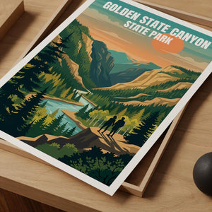 Golden Gate Canyon Poster - Colorado River Valley Sunset