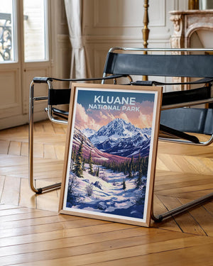 Kluane National Park Poster – Alpine Meadow Trail Art