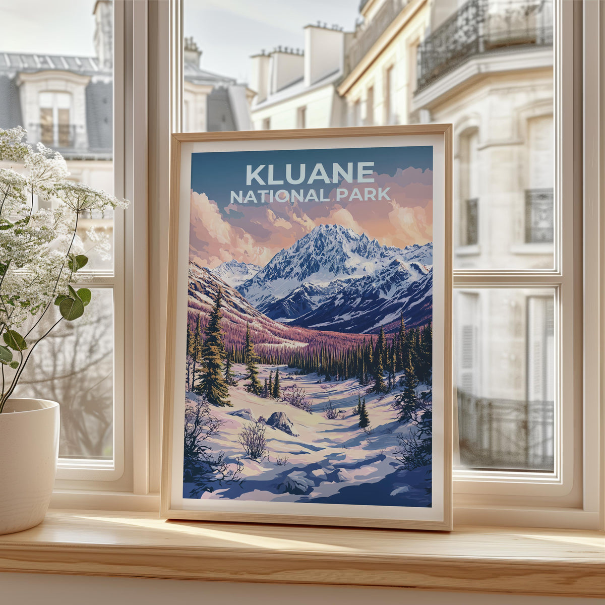Kluane National Park Poster – Alpine Meadow Trail Art