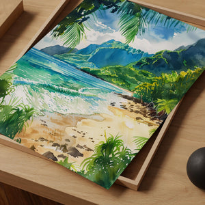 American Samoa Poster, South Pacific Gifts, National Park Wall Art