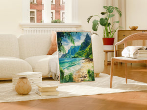 American Samoa Poster, South Pacific Gifts, National Park Wall Art