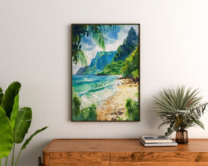 American Samoa Poster, South Pacific Gifts, National Park Wall Art