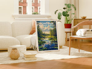 Conecuh National Forest Poster, Alabama Wall Art, Woodlands Print
