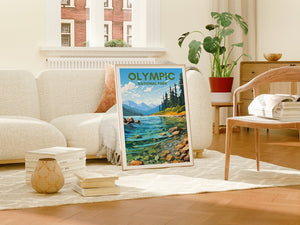 Olympic National Park Print - Washington Coast Poster