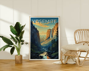 Yosemite Poster - California Landscape Art - Nature Decor